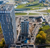 Ход строительства дома 1 в ЖК Горская Лагуна -