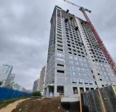 Ход строительства дома 5 в ЖК Синица. Сезоны -