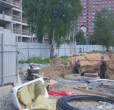Ход строительства дома 1 в ЖК Первый южный -