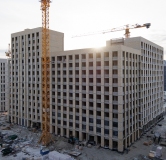 Ход строительства дома Процветающий (ГП-21) в Микрорайон Домашний -