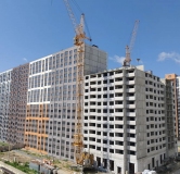 Ход строительства дома № 107, 4 секция в ЖК Боровое -
