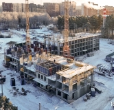 Ход строительства дома 2 в ЖК Дабл-Дабл -