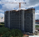 Ход строительства дома 12 (ГП-2) в ЖК Меридиан Слобода -