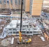 Ход строительства дома 3.2.1 в ЖК Остров на Норильской -