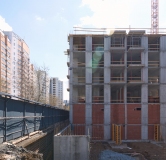 Ход строительства дома 17.1 в ЖК Шишимская Горка -