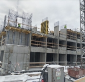 Ход строительства дома 1 в ЖК Чаадаев -