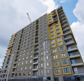 Ход строительства дома 1 в ЖК Дабл-Дабл -