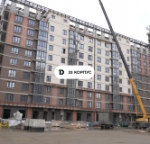 Ход строительства дома Литер 2, уч. 1642 в ЖК Парк Победы 2 -