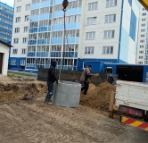 Ход строительства дома 1 в ЖК Выборная-Рябиновая -