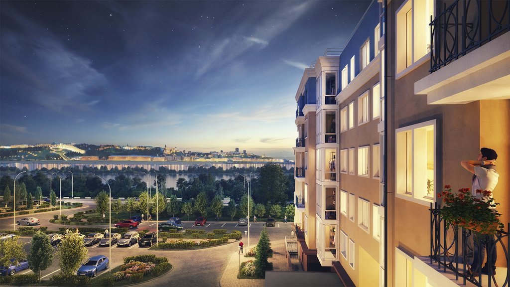 ЖК с видовыми квартирами строится под Нижним Новгородом в 2021 году - фото 1