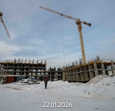 Ход строительства дома 1826 (ГП-76) в ЖК Беринг -