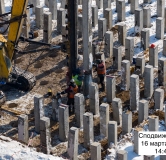 Ход строительства дома 3 в ЖК Сподвижники -