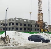 Ход строительства дома 63 в ЖК Лугометрия -