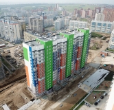Ход строительства дома 17 в ЖК Аринский -