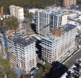 Ход строительства дома 2 в ЖК Квартал на Российской -