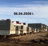 Ход строительства дома 21.1, 1 этап в ЖК Еловый -