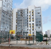 Ход строительства дома 47-01 в ЖК Время -