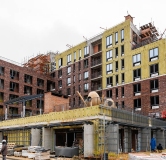 Ход строительства дома 105а в ЖК Кастура Таун -