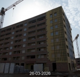 Ход строительства дома 25 в ЖК Цветы Башкирии -