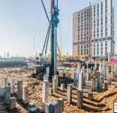 Ход строительства дома 5, 3 этап в ЖК Quatro -