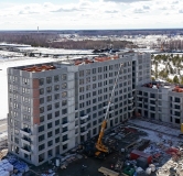 Ход строительства дома № 2, корпус 1, этап 3.1 в ЖК Скандиа. Квартал в Комарово Парк -