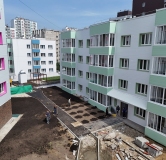 Ход строительства дома 11-4 в ЖК Радужный -