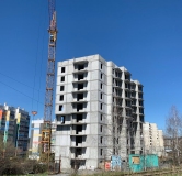 Ход строительства дома 1 в ЖК Радужный -