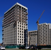 Ход строительства дома Процветающий (ГП-21) в Микрорайон Домашний -