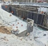 Ход строительства дома № 6.1 в ЖК Подкова на Волге -