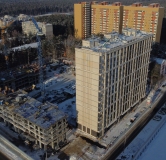 Ход строительства дома 13 в ЖК Квартал на Российской -