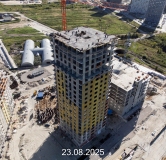 Ход строительства дома № 1456, ГП-72.101 в ЖК Мириады -