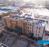 Ход строительства дома 4 в Микpopaйoн  Преображенский -