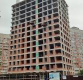 Ход строительства дома 1 в ЖК Эдельвейс -