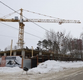 Ход строительства дома 6 в ЖК Альфа дом на Оборонщиков -