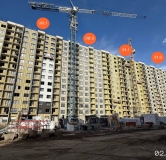 Ход строительства дома 31 в ЖК Авиатоr -