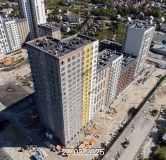 Ход строительства дома № 107, корпус 1 (ГП-74) в ЖК Беринг -