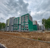 Ход строительства дома 1.1 в ЖК Патриот -