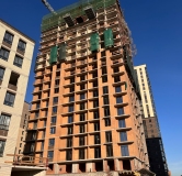 Ход строительства дома секция 5 в ЖК Расцветай на Красном -