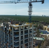 Ход строительства дома секция 1, 1.1, 1.2 в ЖК Пульсар -