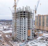 Ход строительства дома 3.2.2 в ЖК Остров на Норильской -