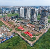 Ход строительства дома 2, корпус 3 в ЖК Чижи -