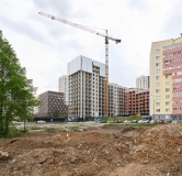 Ход строительства дома 1, блок 17.1 в ЖК Шишимская Горка -
