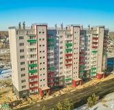Ход строительства дома 3 в ЖК Вишневая Горка -