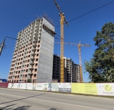 Ход строительства дома 5б в ЖК Есенин -