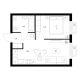 1 комнатная квартира 33,3 м² в ЖК Савин парк, дом корпус 9 - планировка