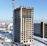 Ход строительства дома № 117, корпус 13 (4Б) в ЖК Фатера -