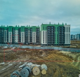 Ход строительства дома 8 в ЖК Шишкин -