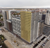 Ход строительства дома 109, корпус 1 (ГП-73) в ЖК Беринг -