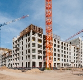 Ход строительства дома корпус 1 в ЖК Счастье в Кольцово -