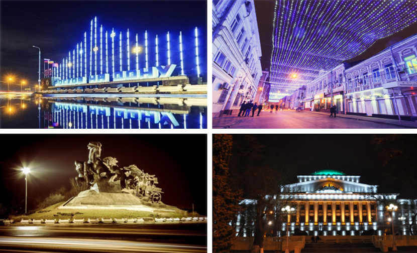 В Ростове планируют сделать архитектурную подсветку для 110 зданий - фото 1